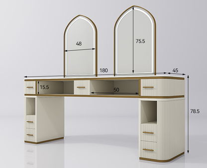 Monaco Double Styling Desk