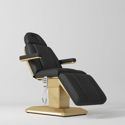 modern clinic setup with electric beauty bed