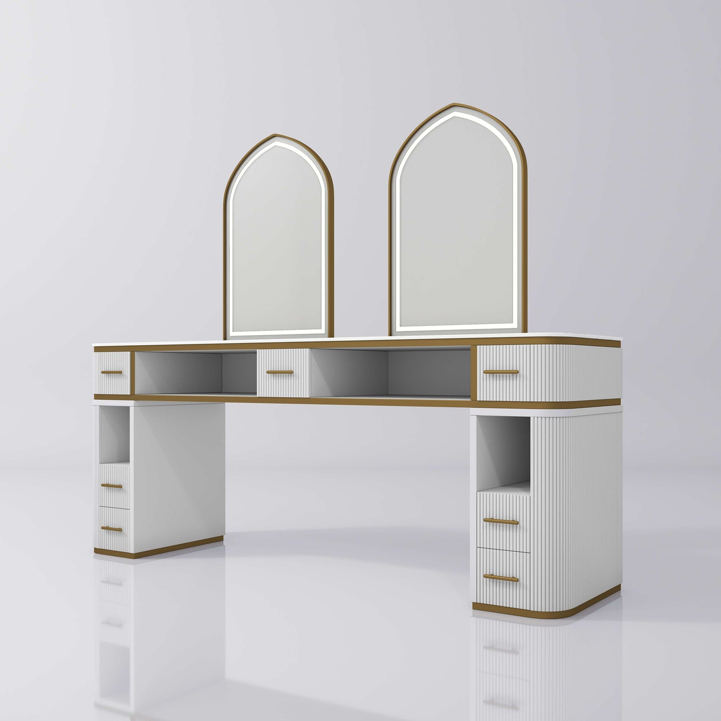 Monaco Double Styling Desk