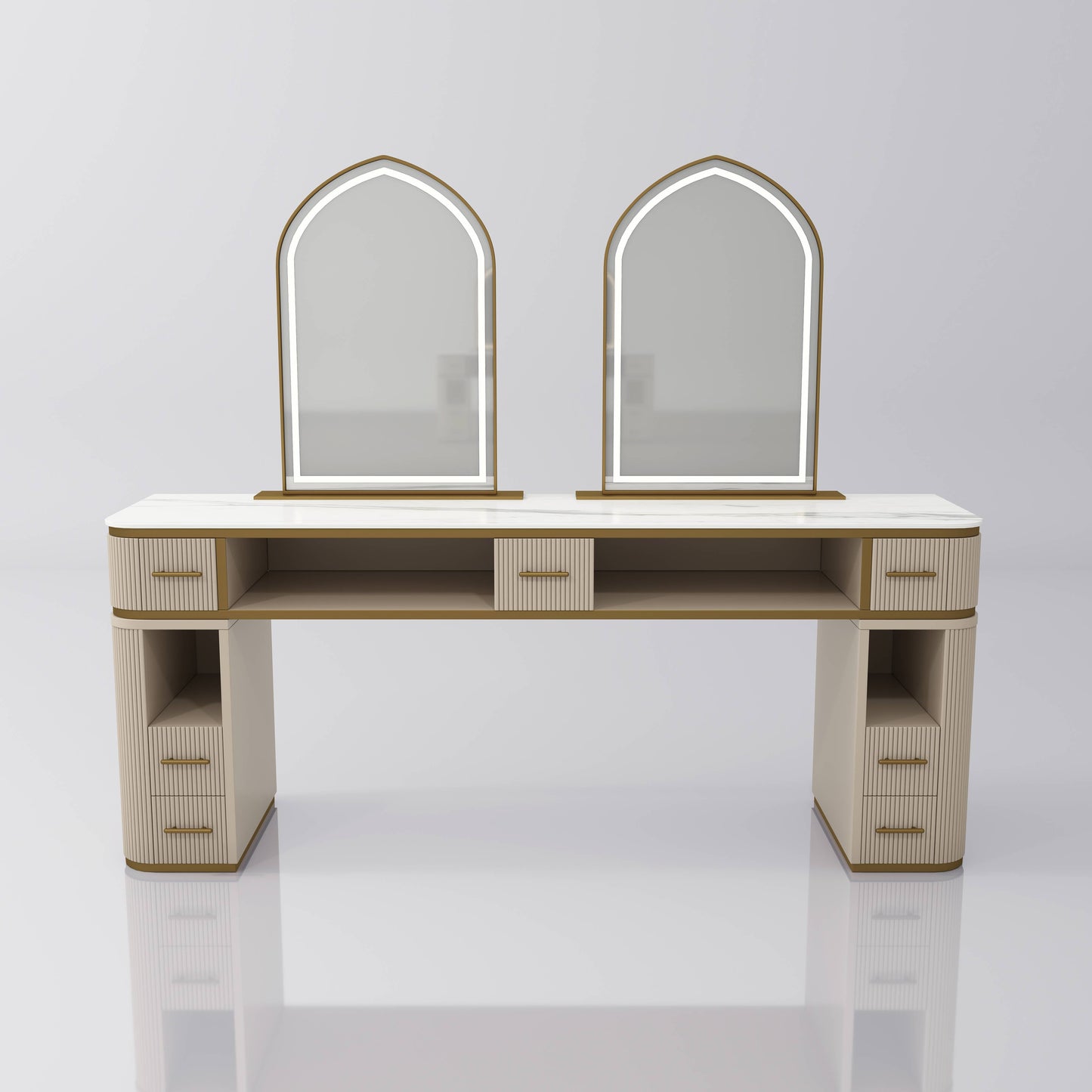 Monaco Double Styling Desk