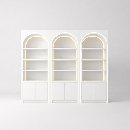 Aura Grand Triple Arch LED Display Cabinet