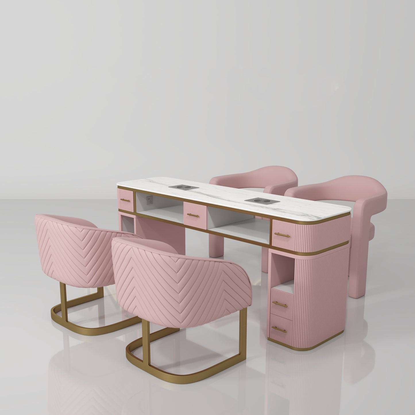 Veloura Double Manicure Station