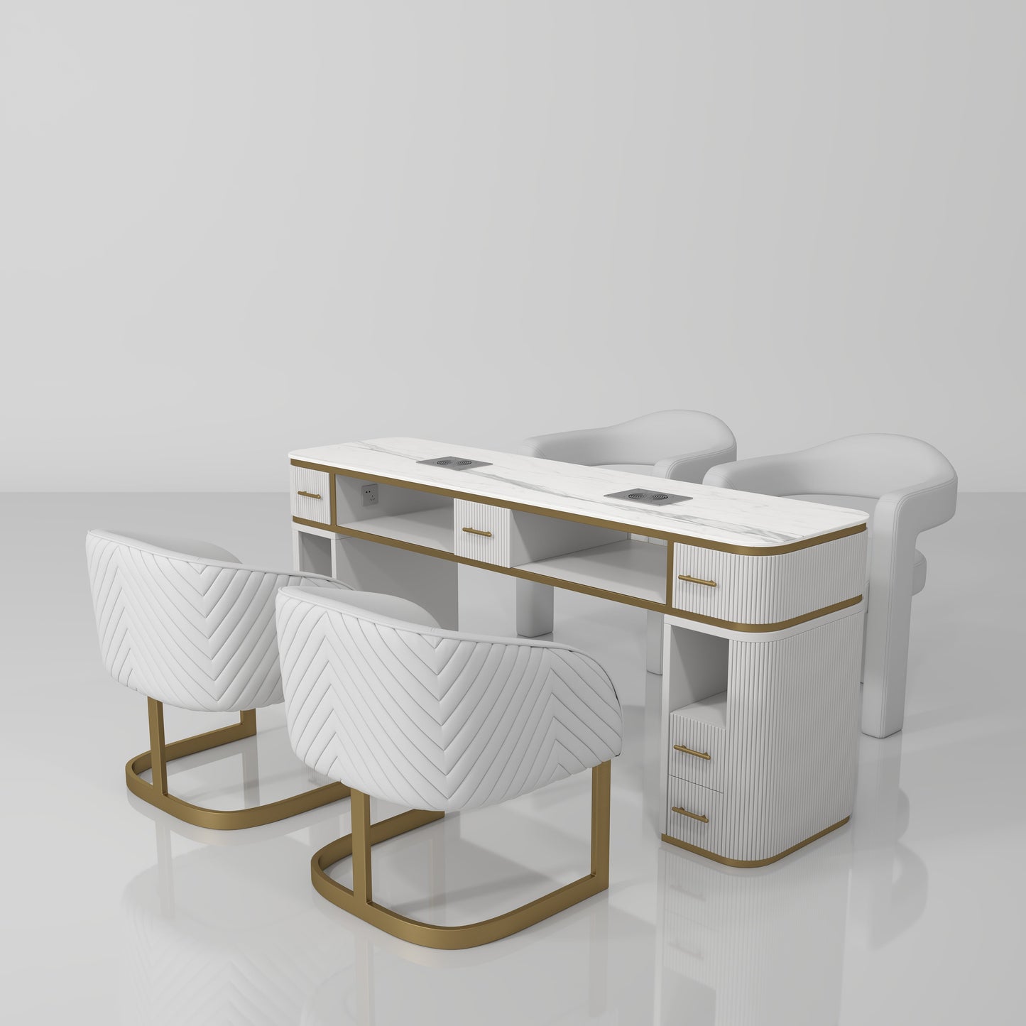 Veloura Double Manicure Station
