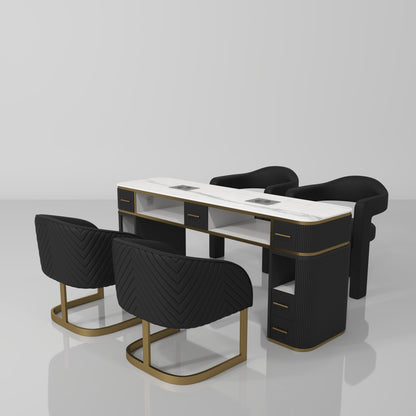 Veloura Double Manicure Station