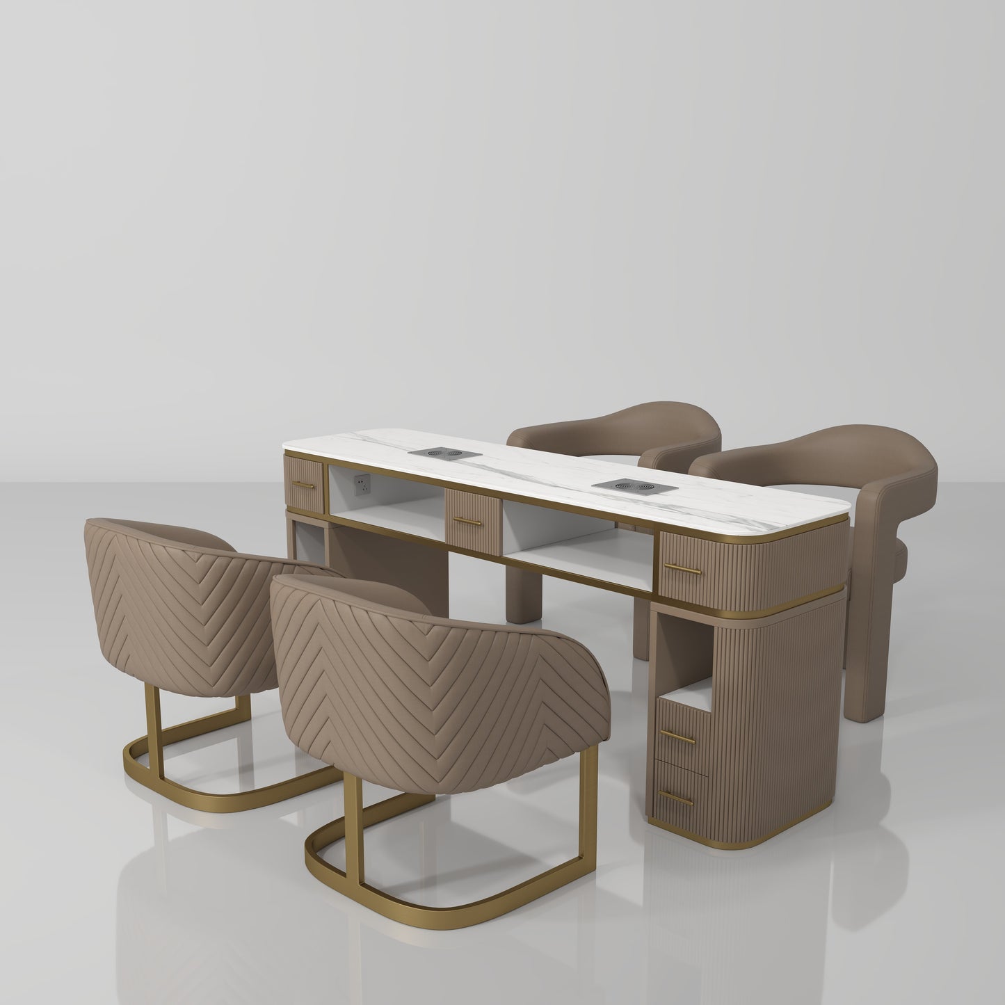 Veloura Double Manicure Station